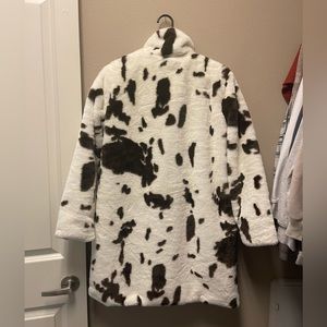 Brand New w/ tags Cow Print Coat